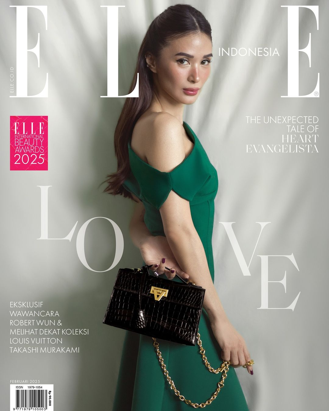 Elle Indonesia Feb 2025 - Heart Evangelista Cover (US-bound, Signed)